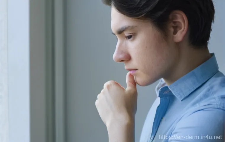 피부과 아토피 주사 - Prompt 1: The Quiet Struggle with Eczema**