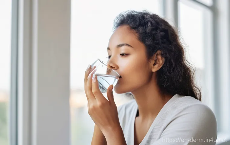 여드름 케어 솔루션 - The AI-Powered Skin Diagnostic Journey**

**Description:** A vibrant, high-resolution, close-up shot...