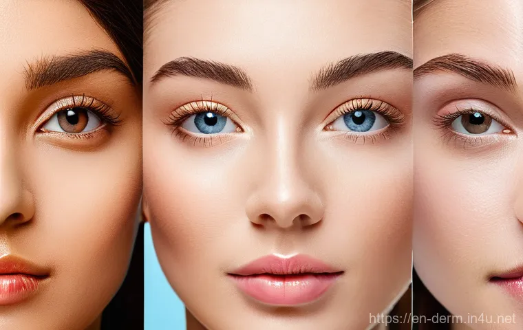 혈관 레이저 치료 - Here are three detailed image generation prompts in English, designed to be appropriate for a 15-yea...