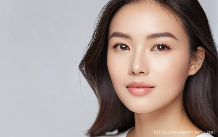 화학적 박피 비교 - **Prompt 1: Radiant Skin Transformation**
    "A close-up, softly lit portrait of a person with a pe...