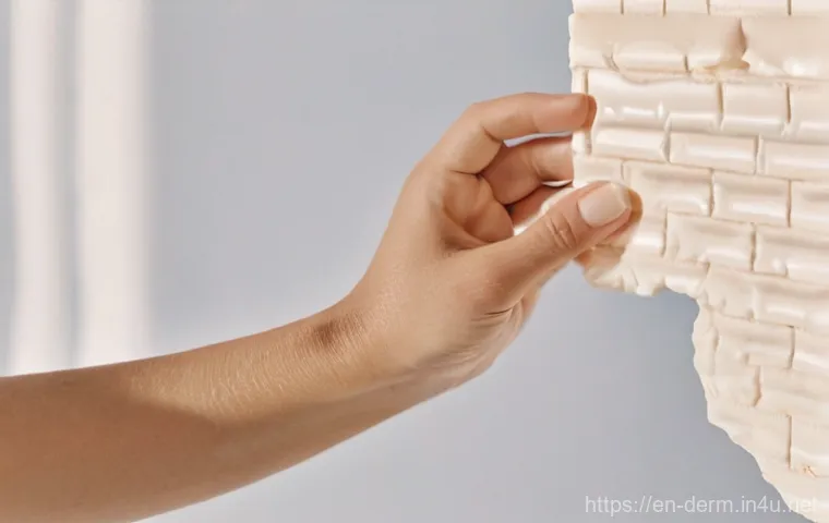 피부 자극 줄이는 시술 - **Prompt:** A serene and comforting image of a person, mid-thirties, with a calm and relaxed express...